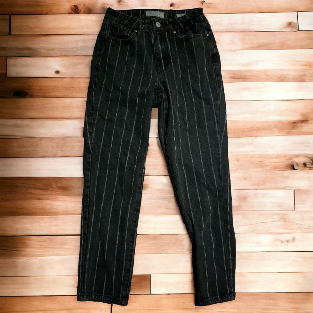 Pac Sun Striped Mom Jean 24